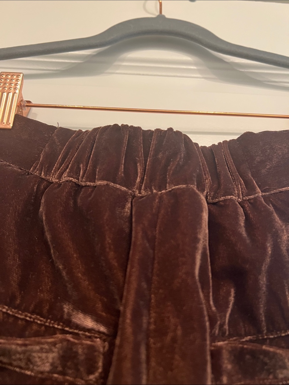 a new day Dark Brown Velvet Wide-Leg Trousers - Picture 9 of 12